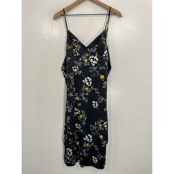 NWT Y2K Cottage Coquette Whimsigoth Slip Floral Dress S Romantic Fairy Grunge - Picture 1 of 16